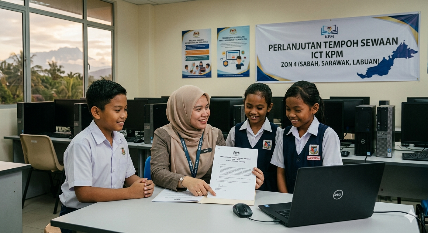 Perlanjutan Tempoh Sewaan ICT KPM Zon 4 Sabah Sarawak Labuan - Project Thumbnail
