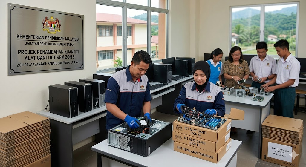 Penambahan Kuantiti Alat Ganti ICT KPM Zon 5 - Project Thumbnail