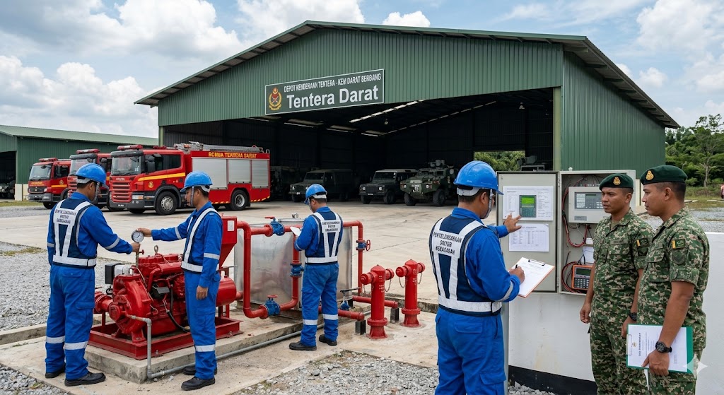 Penyelenggaraan Sistem Perlindungan Kebakaran Kem Tentera Darat - Project Thumbnail
