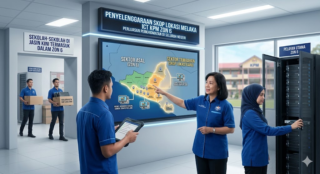 Penambahan Skop Lokasi Melaka ICT KPM Zon 6 - Project Thumbnail