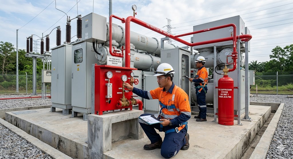 Fire Protection System PMU Taman Jaya GIS - Project Thumbnail